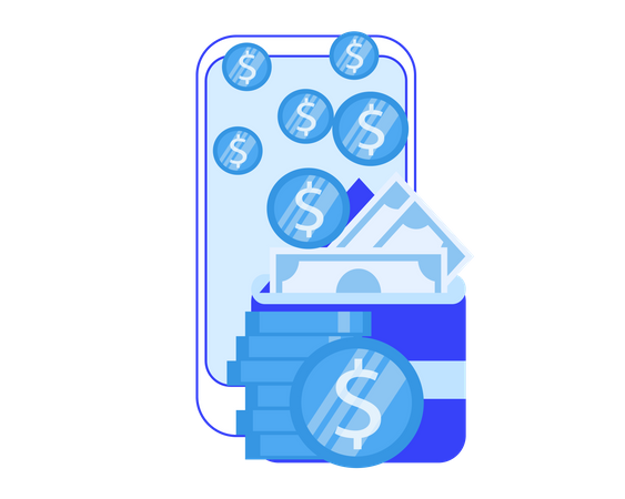 Mobile Payment  Illustration