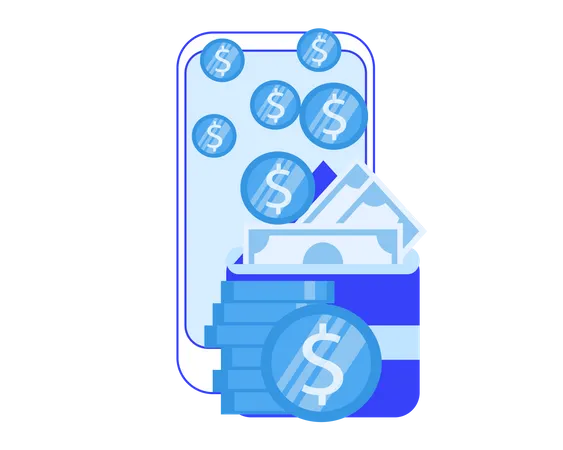 Mobile Payment  Illustration