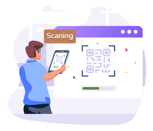 Mobile Scanning  Illustration