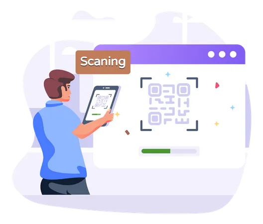 Mobile Scanning  Illustration