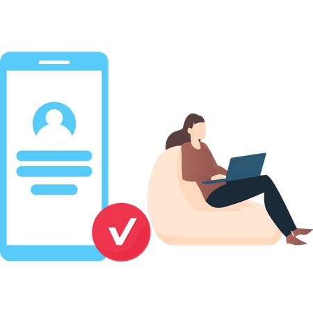 Mobile Security  Illustration