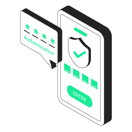 Mobile security  Illustration