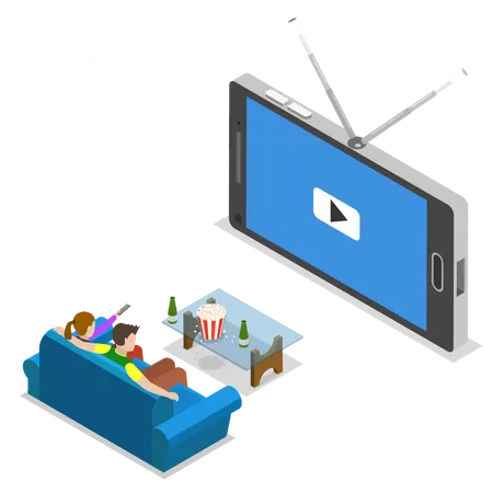 Mobile TV  Illustration