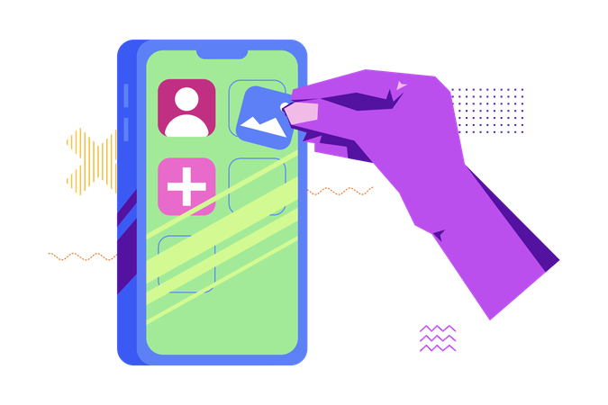 Mobile Ui Design  Illustration