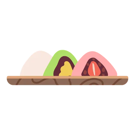 Mochi-Sauce  Illustration