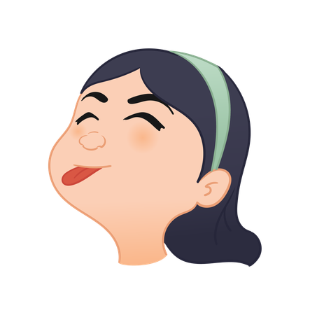 Mock Tease Expression  Illustration