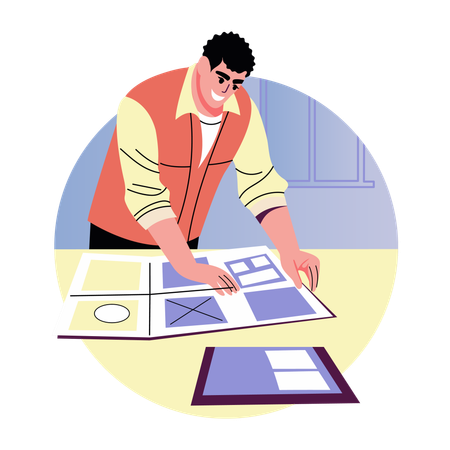 Mockup Designer  Illustration