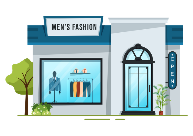 Moda masculina  Ilustración