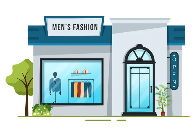 Moda masculina  Ilustración