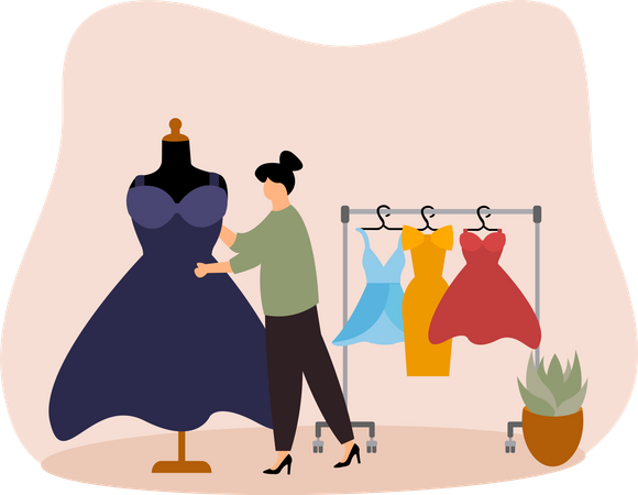 Modedesigner  Illustration