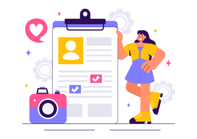 Model Portfolio  Illustration