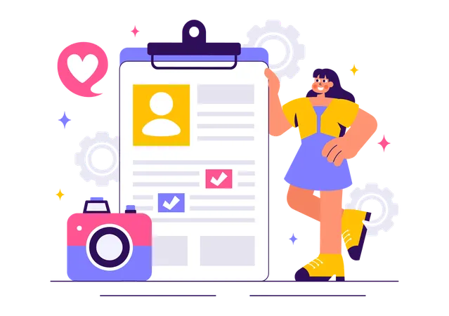 Model Portfolio  Illustration