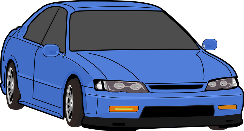 Modern Car Illustration