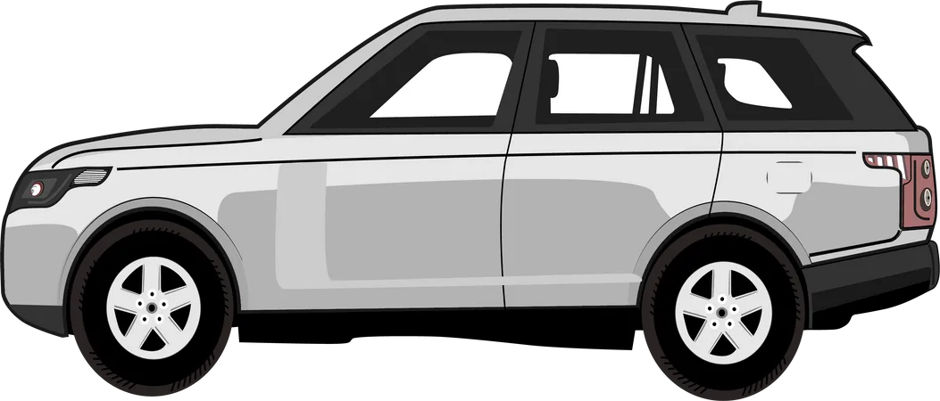 Modern Car  Illustration