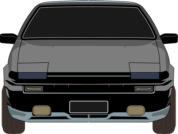 Modern Car  Illustration