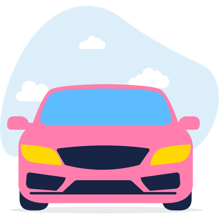 Modern car  Illustration