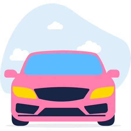 Modern car  Illustration