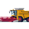illustration for combine harvester