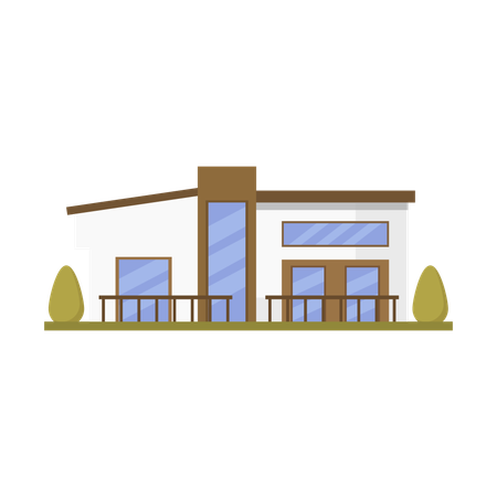 Modern House  Illustration