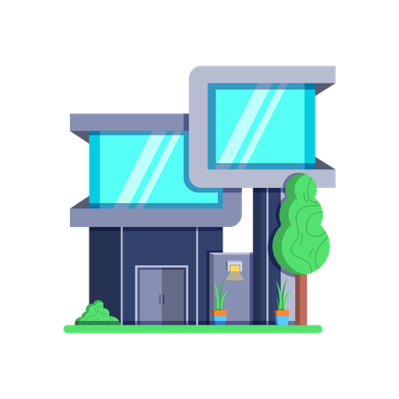 Modern House  Illustration