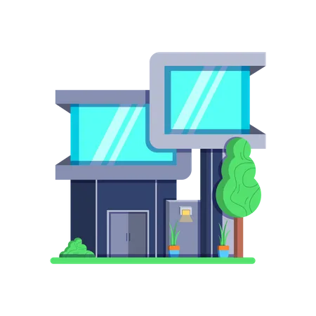 Modern House  Illustration