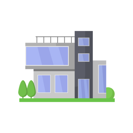 Modern House  Illustration