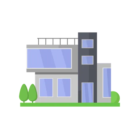 Modern House  Illustration