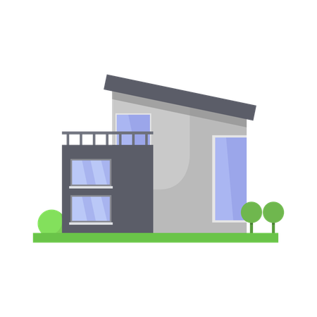 Modern House  Illustration