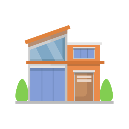 Modern House  Illustration