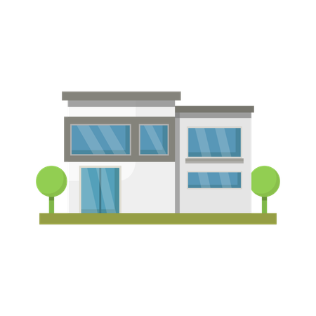 Modern House  Illustration