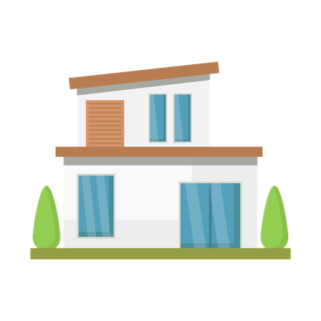 Modern House  Illustration