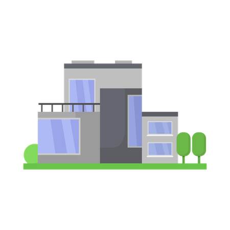 Modern House  Illustration