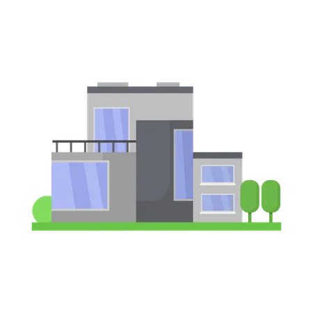 Modern House  Illustration