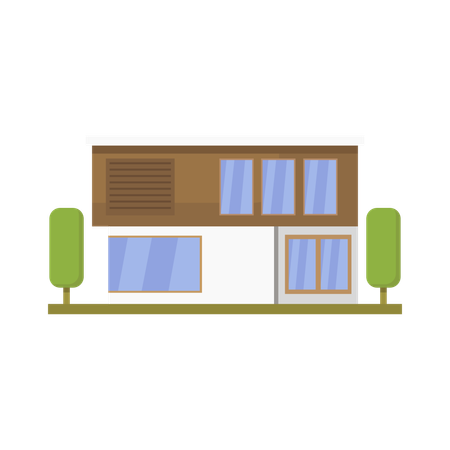 Modern House  Illustration