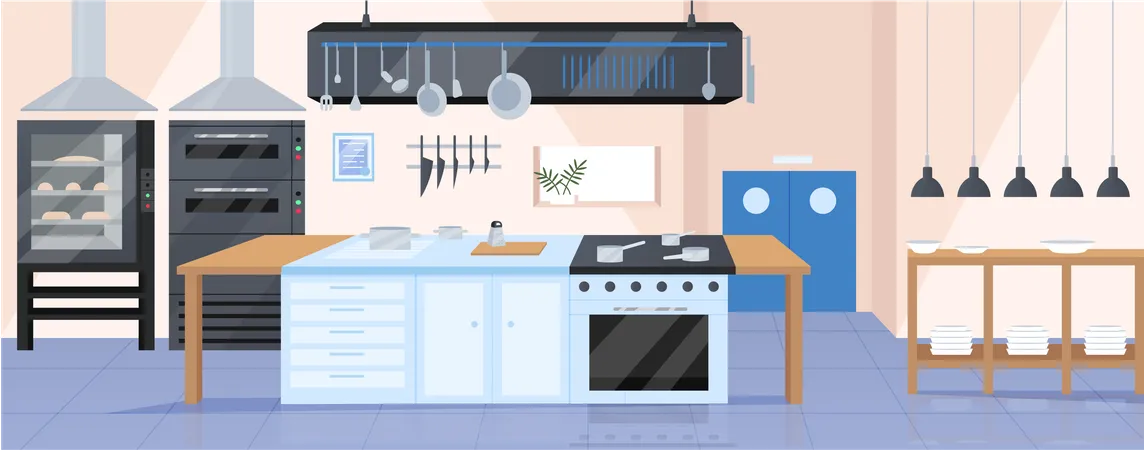 Modern kitchen  Illustration