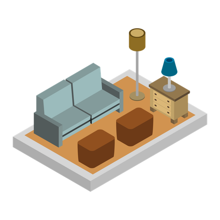 Modern living  Illustration
