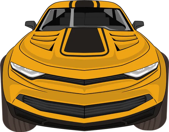 Modern Sport Car Vector Illustration Illustration