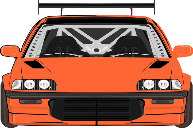 Modern Sport Car Illustration