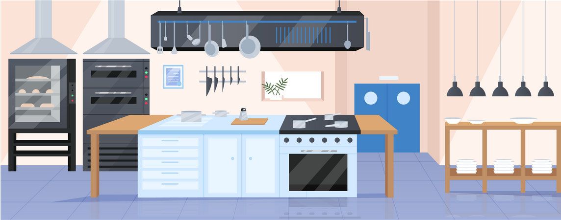 Moderne Küche  Illustration