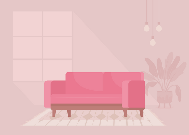 Modernes Sofa  Illustration