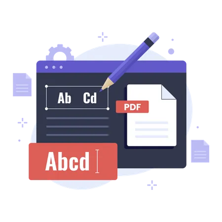 Modifier un document PDF  Illustration