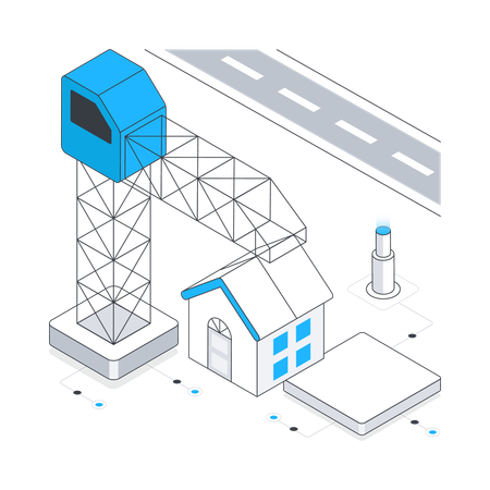 Modular House  Illustration