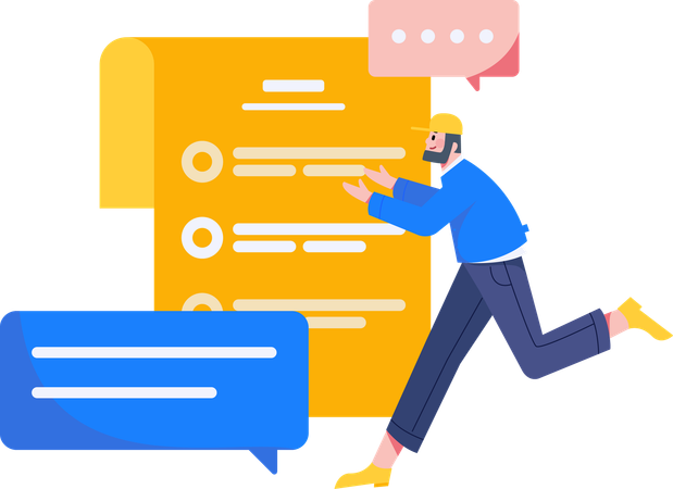 Modulo di feedback dei clienti  Illustration