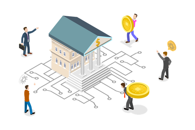 Moeda digital do banco central  Ilustração