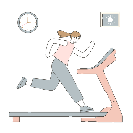 Moms and Fitness Tech  Illustration