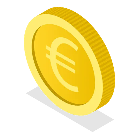 Monedas de euro  Ilustración