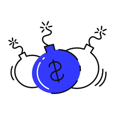 Money Bomb  Illustration