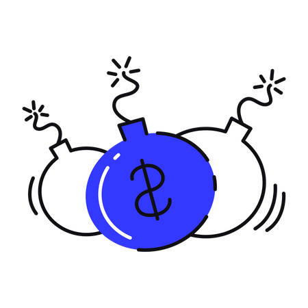 Money Bomb  Illustration