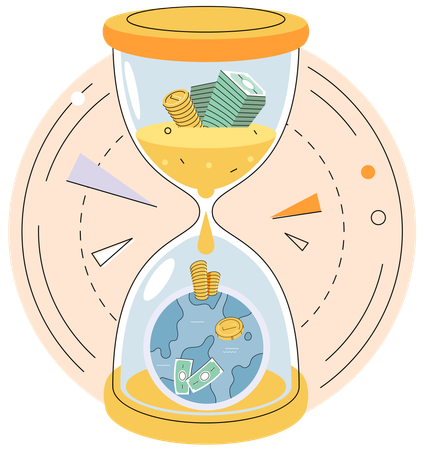 Money deadline  Illustration