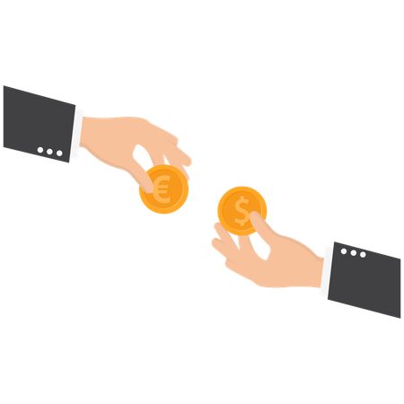 Money Exchange  Illustration